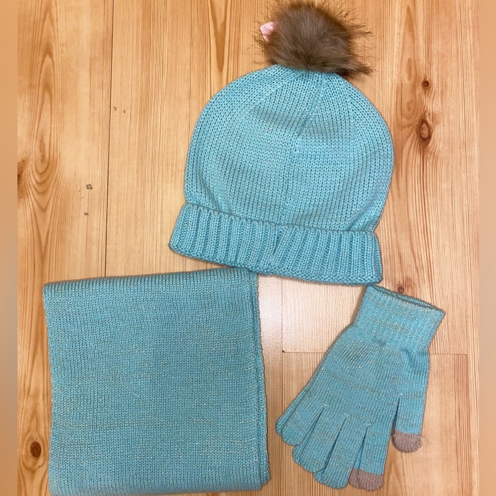 Serra Ladies' 3-Piece Hat Gloves and Scarf Set